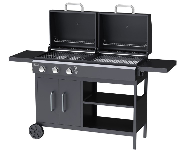 Ramano.pl - Grill gazowo-węglowy Activa Combo III
